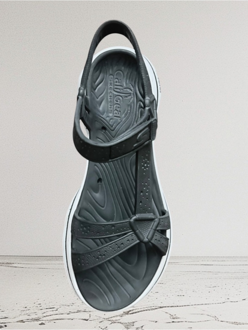Sketchers extreme cushion cali gear Velcro fasten sandals US 9